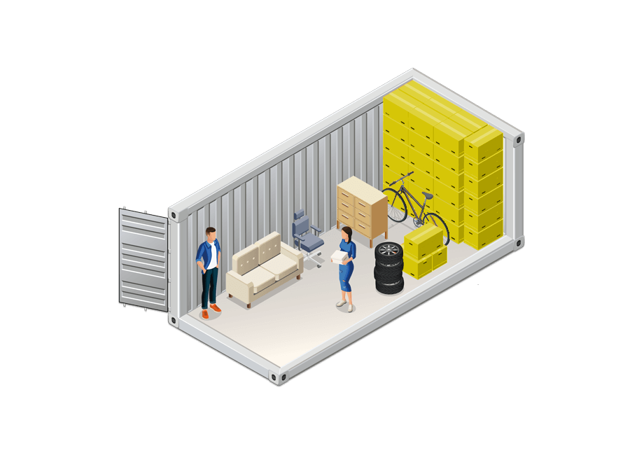 Interior de BOX 15 - Guardamuebles 15m² en Buenos Aires